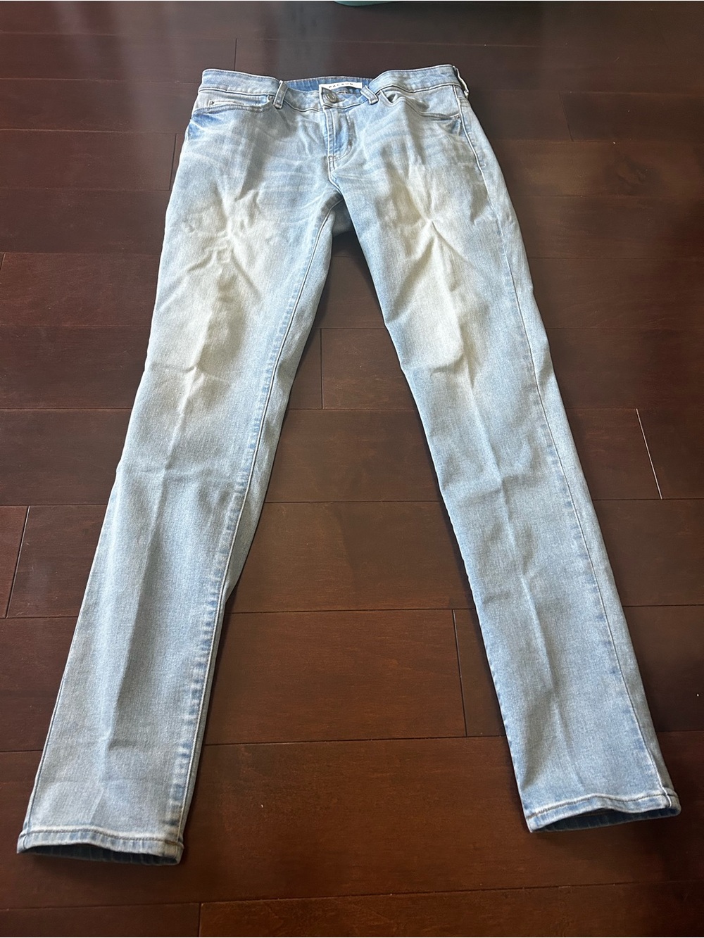 PacSun Men's Skinny Jeans in Light Blue Wash